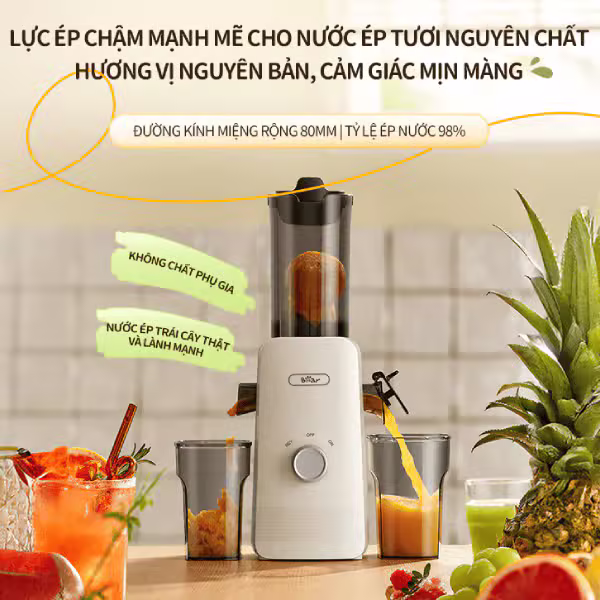 Máy ép chậm 0.8L 130W Bear SJ-4H01U (YZJ-F01D6) - ảnh 2