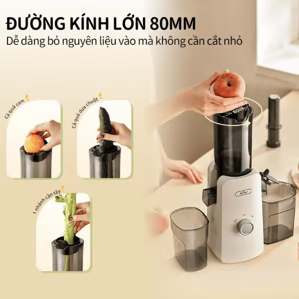 Máy ép chậm 0.8L 130W Bear SJ-4H01U (YZJ-F01D6) - ảnh 4
