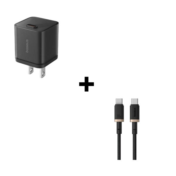 Bộ Combo cáp sạc Baseus 30W màu đen