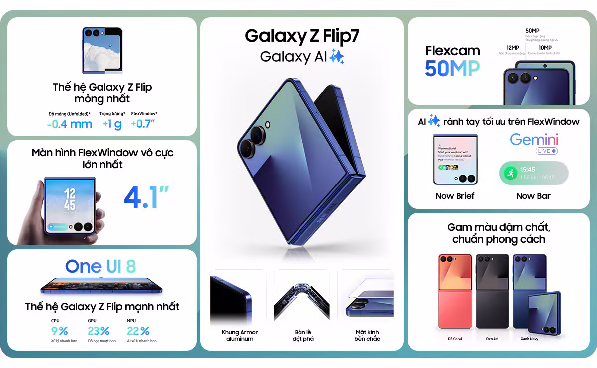 Samsung Galaxy Z Flip7 512GB Chính Hãng - ảnh 4