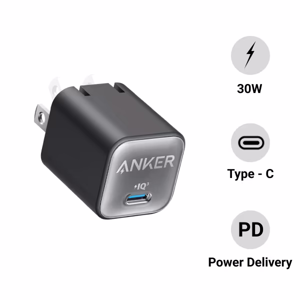Củ sạc Anker 511 Nano 3 1C 30W A2147 - ảnh 1