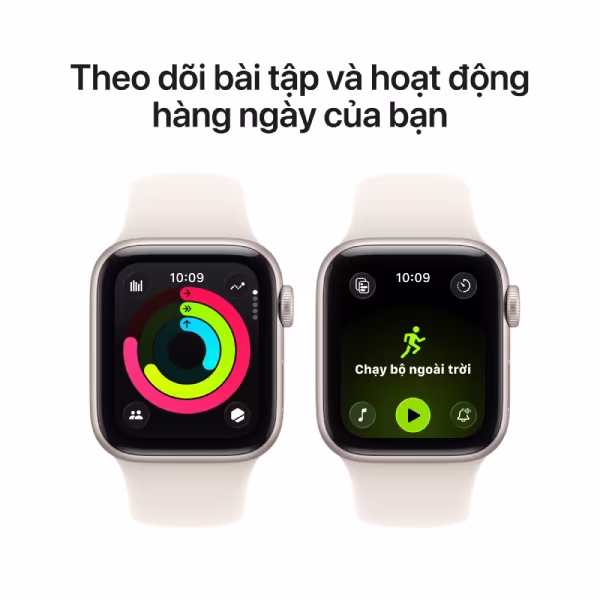 Apple Watch SE 3 (2025) 44mm (GPS) Viền nhôm - Dây cao su S/M - ảnh 6