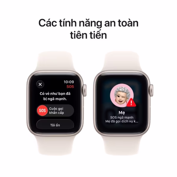 Apple Watch SE 3 (2025) 44mm (GPS) Viền nhôm - Dây cao su S/M - ảnh 7