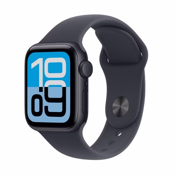 Apple Watch SE 3 (2025) 44mm (GPS) Viền nhôm - Dây cao su S/M - ảnh 1
