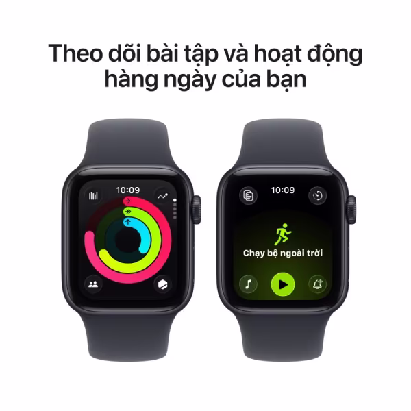 Apple Watch SE 3 (2025) 44mm (GPS) Viền nhôm - Dây cao su S/M - ảnh 6