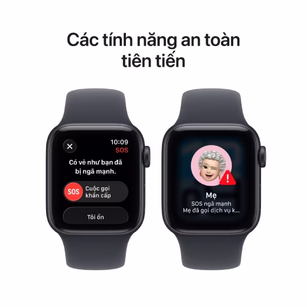 Apple Watch SE 3 (2025) 44mm (GPS) Viền nhôm - Dây cao su S/M - ảnh 7