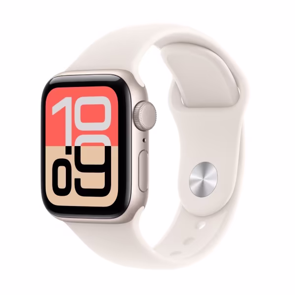 Apple Watch SE 3 (2025) 44mm (5G) Viền nhôm - Dây cao su M/L