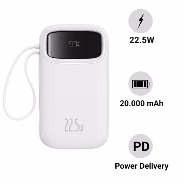 Pin sạc dự phòng Baseus QPow 2 20.000mAh 22.5W - ảnh 1