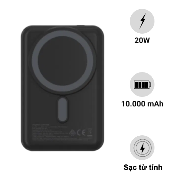 Pin Sạc Dự Phòng Mophie Snap+ Powerstation with Stand 10000mAh