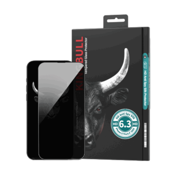 Dán kính cường lực iPhone 17 pro/16 pro mipow kingbull hd anti spy silk premium
