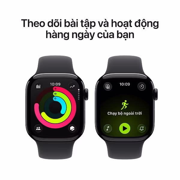 Apple Watch Series 11 46mm (GPS) Viền nhôm - Dây cao su S/M - ảnh 4