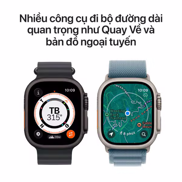 Apple Watch Ultra 3 (2025) 49mm (5G) Viền Titan - Dây Trail - ảnh 5