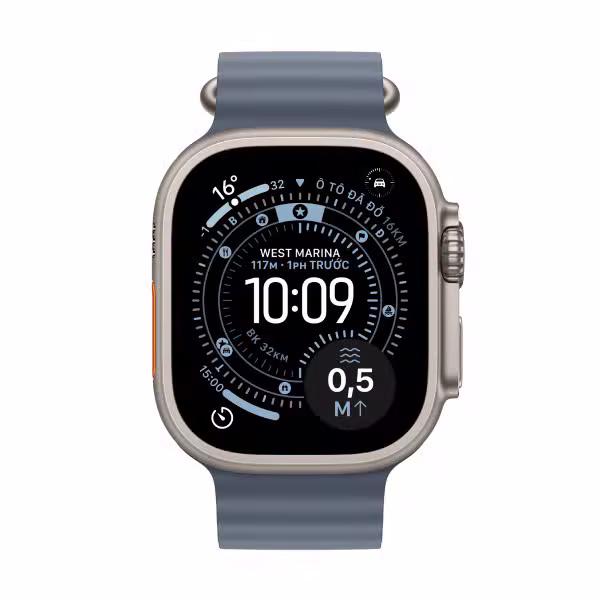 Apple Watch Ultra 3 (2025) 49mm (5G) Viền Titan - Dây Ocean - ảnh 2
