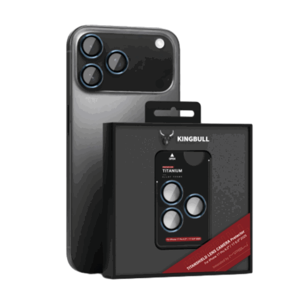 Dán kính cường lực Camera iPhone 17 Pro/17 Pro Max Mipow KingBull TitanShield