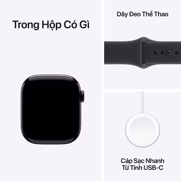 Apple Watch Series 11 46mm (5G) Viền nhôm - Dây cao su M/L - ảnh 8