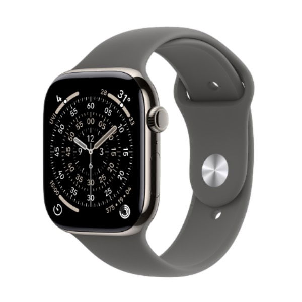 Apple Watch Series 11 46mm (5G) Viền titan - Dây cao su S/M