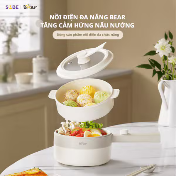 Nồi điện đa năng 1.6L 800W Bear DRG-F16Q2 (MC-4H16F) - ảnh 2