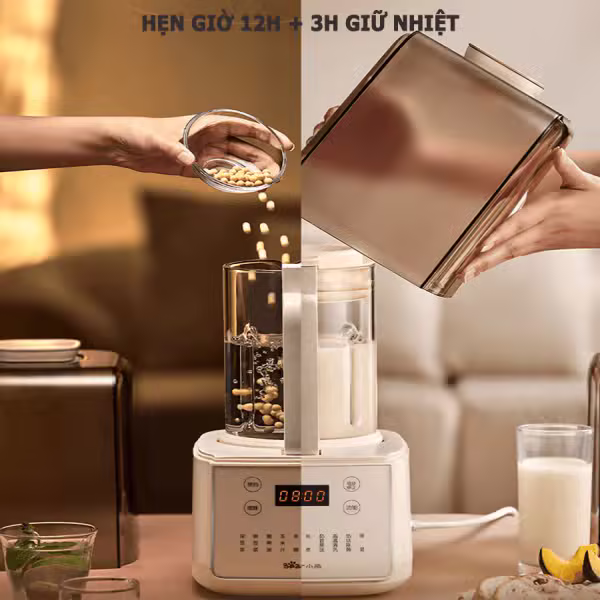 Máy làm sữa hạt đa năng 1.5L 1000W Bear PBJ-F01G1 (HB-5H01K52) - ảnh 6