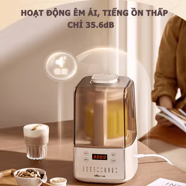 Máy làm sữa hạt đa năng 1.5L 1000W Bear PBJ-F01G1 (HB-5H01K52) - ảnh 8