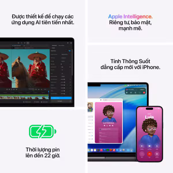 MacBook Pro 2026 14 inch M5 Pro 15‑core CPU | 16‑core GPU 24GB/2TB Chính Hãng - ảnh 8