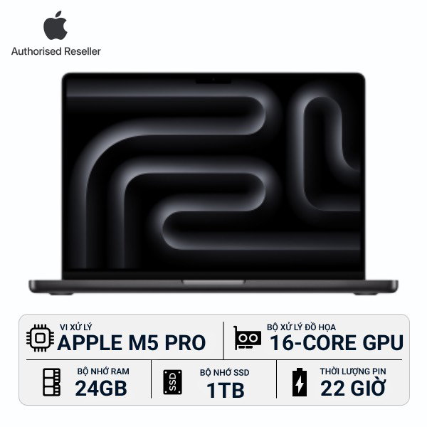 MacBook Pro 14-inch M5 Pro 15C/16C 1TB