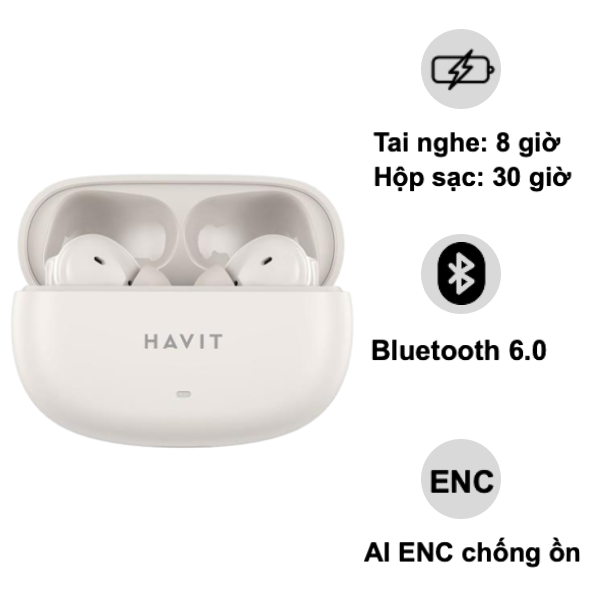 Tai Nghe Bluetooth True Wireless Havit Tw907 Se