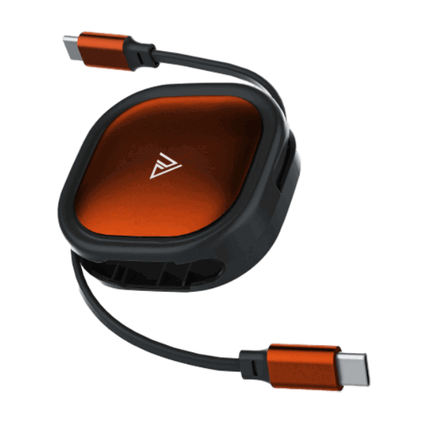 Cáp sạc dây rút Mipow USB-C to USB-C