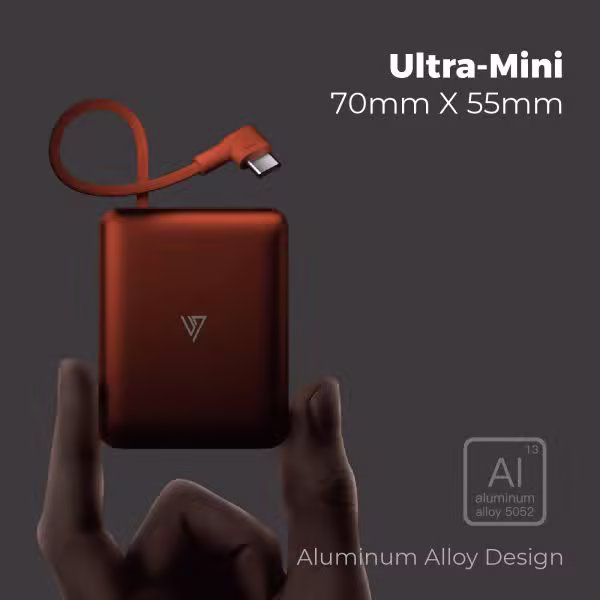 Pin sạc dự phòng Mipow Ultra Mini Aluminum 10.000mAh - ảnh 6
