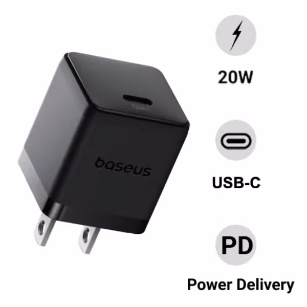Củ sạc Baseus Palm 1C 20W US