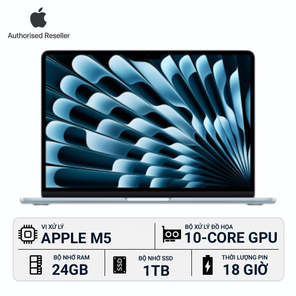 Apple MacBook Air M5 13 inch 24GB 1TB