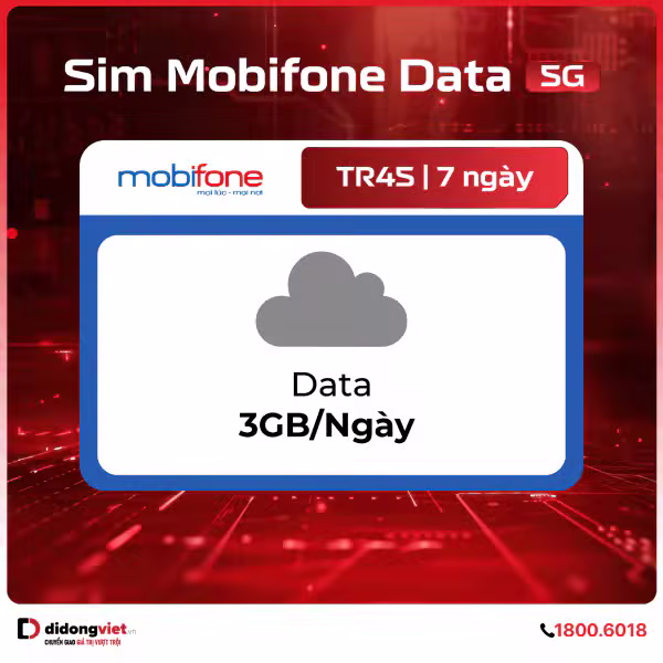 Sim Mobifone Data 5G TR45 - ảnh 1