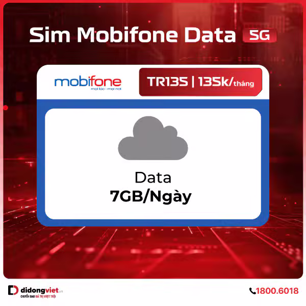 Sim Mobifone Data 5G TR135