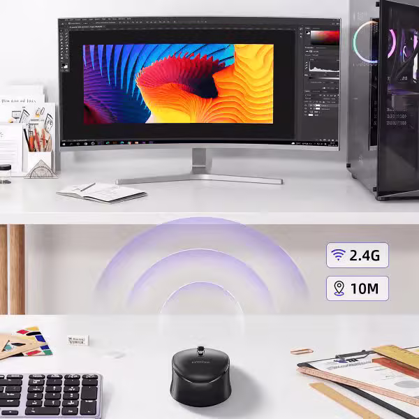 Chuột không dây Innostyle Wireless mouse (WM100BLK) - ảnh 6