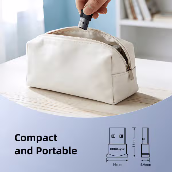 Cổng chuyển OTG Innostyle NexaLink USB-A to Bluetooth Adapter (ABT50) - ảnh 7
