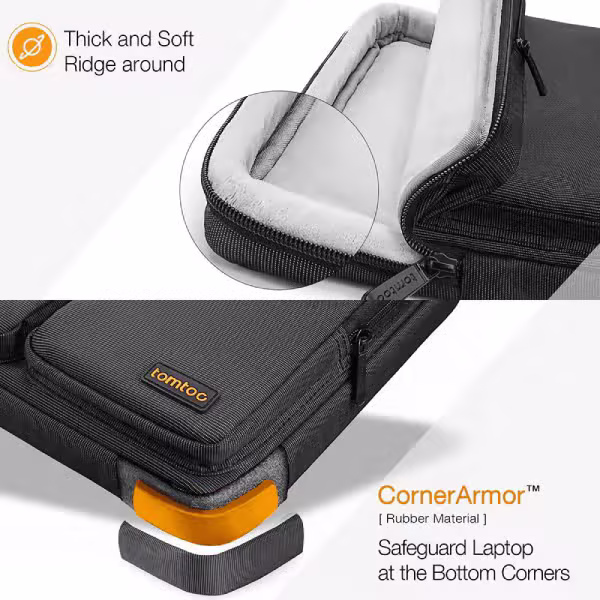 Túi đeo Tomtoc (USA) Versatile 360* Shoulder Bags MacBook 15/16 inch - ảnh 3