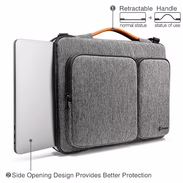 Túi đeo Tomtoc (USA) Versatile 360* Shoulder Bags MacBook Pro/Air13 inch - ảnh 3