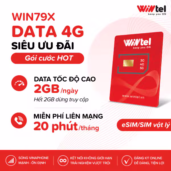 Sim Wintel Data 4G Win79X